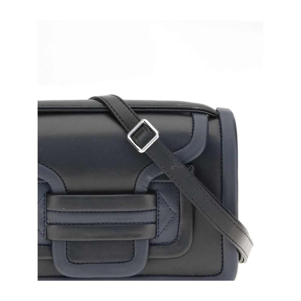 Black Calf Leather Bos Taurus Shoulder Bag