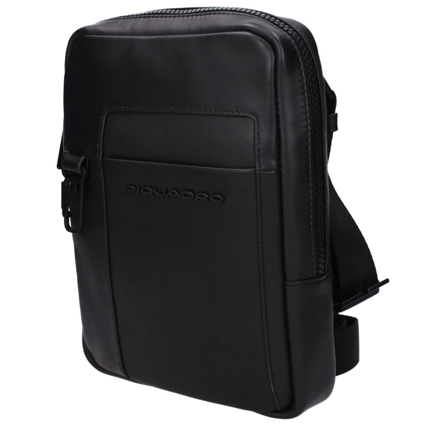 Black Leather Crossbody Bag