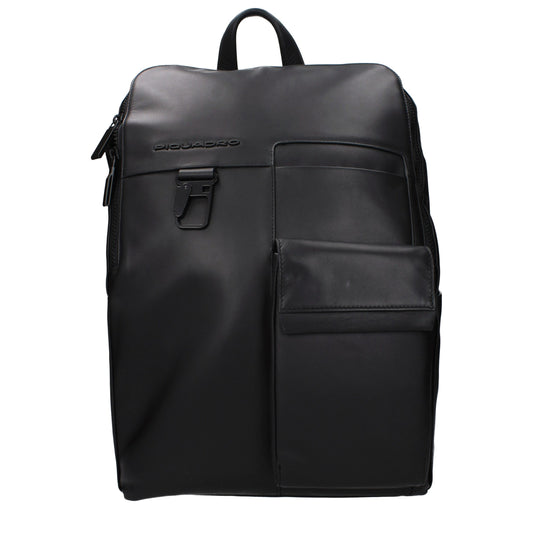 Black Leather Backpack