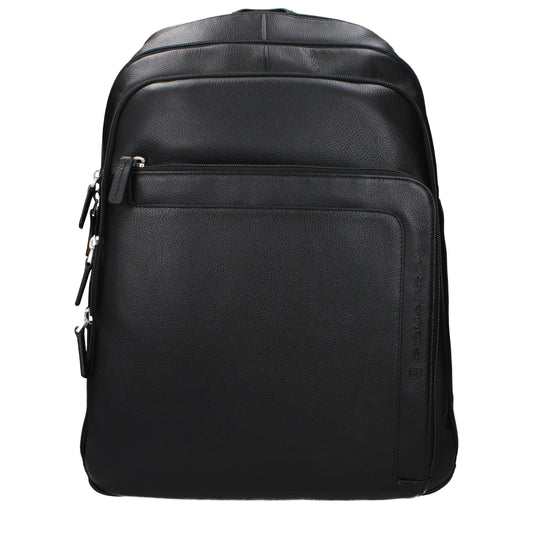 Black Leather Backpack
