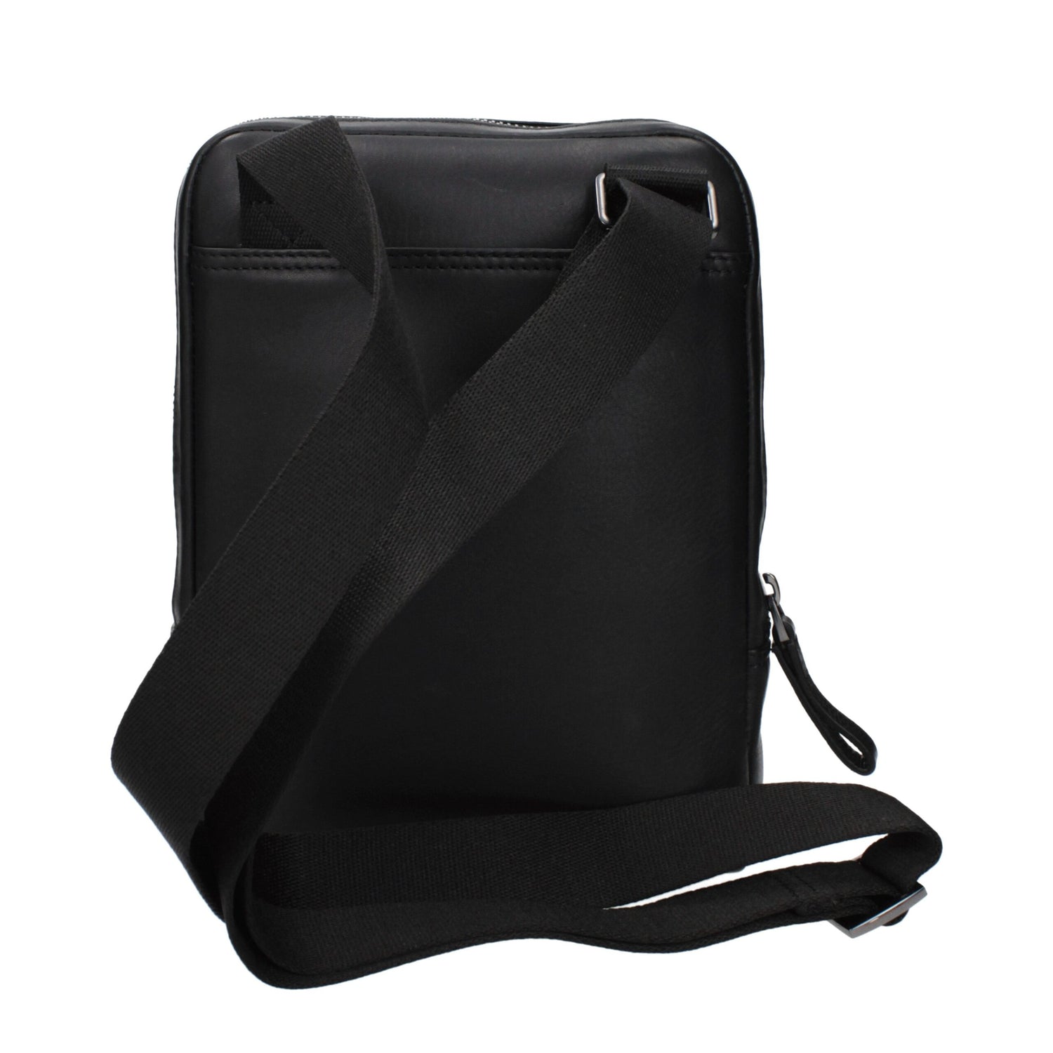 Black Leather Crossbody Bag