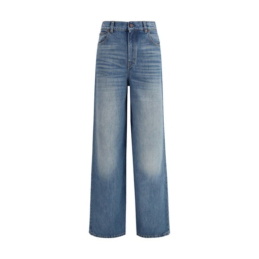 Blue Cotton Jeans Denim