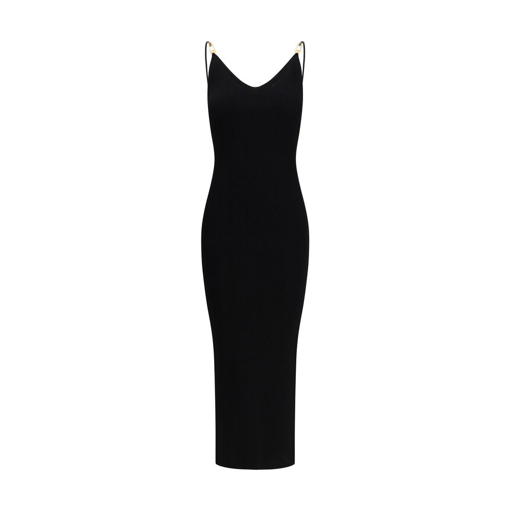 Black Viscose Cocktail Dress
