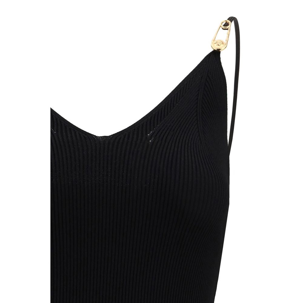 Black Viscose Cocktail Dress